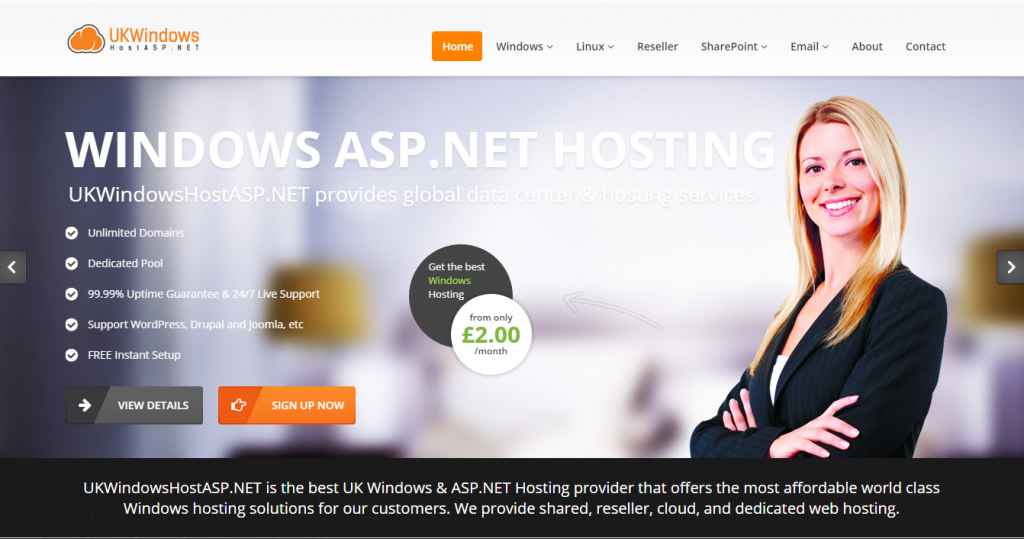 UKWindowsHostASP.NET - Best and Recommended Entity Framework 7 Hosting